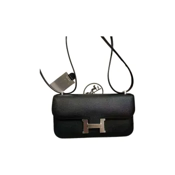 HERMES Epsom Leather Shoulder Bag Crossbody Bag Women's 89 Noir Black