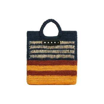 MARNI Mixed Natural Fiber Handbag Regular Women's Sunflower