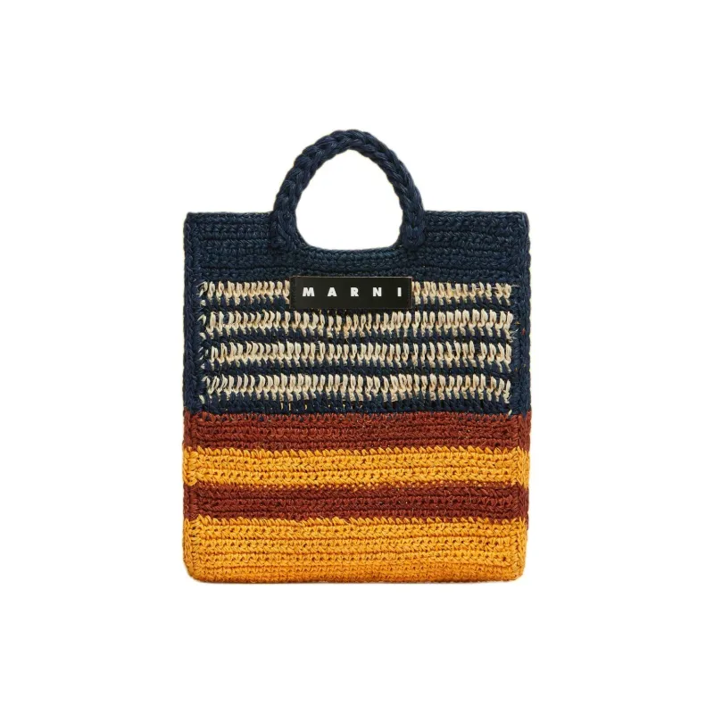 MARNI Mixed Natural Fiber Handbag Regular Women's Sunflower-0