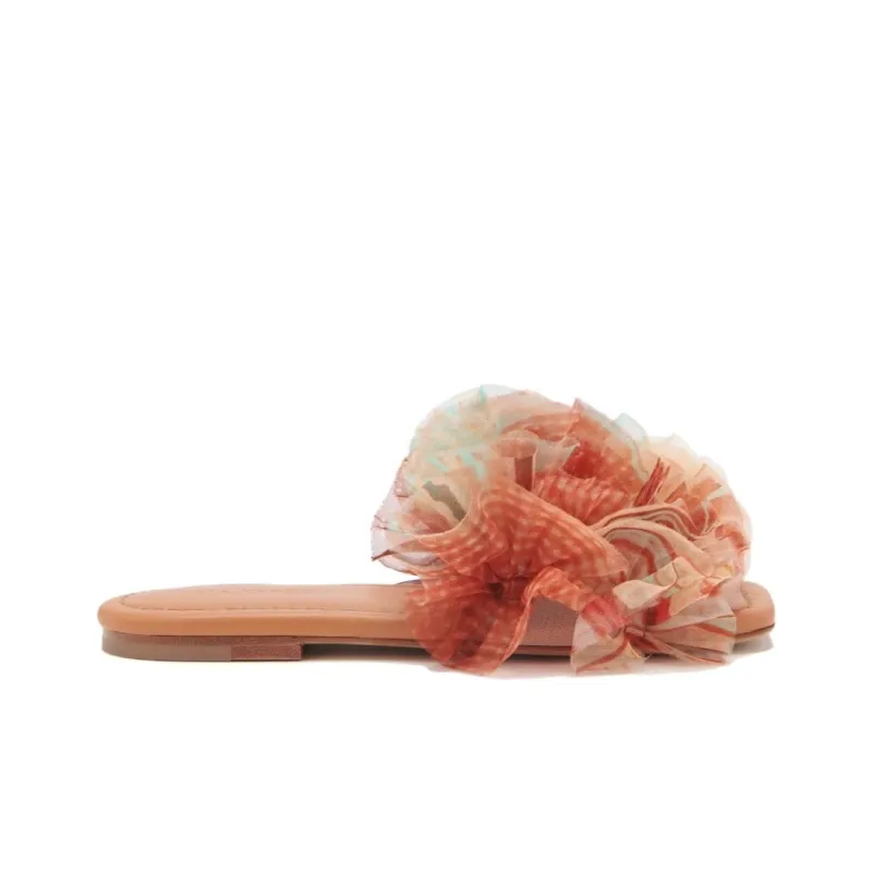 Ulla Johnson Slide Slippers Women's Earth Tone-1
