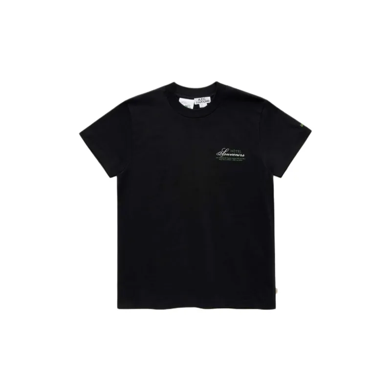 A.p.c X JJJJound A.P.C. Joint Paragraph T-Shirts Unisex Black-1