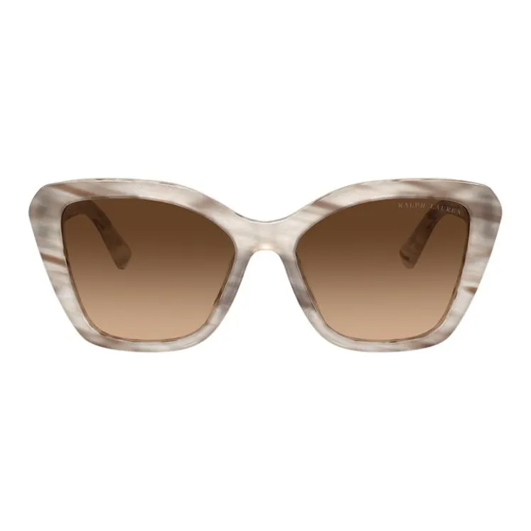 Polo Ralph Lauren - Irregular Shape Sunglasses Unisex Brown-1