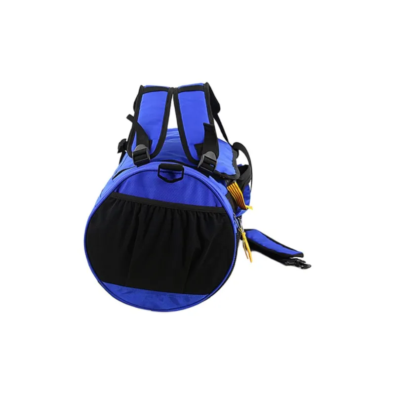 PETERPOINT Polyester Handbag Large Size Unisex Blue/Red-3