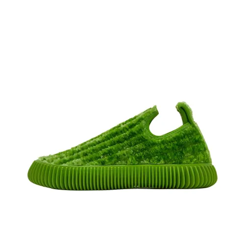 Bottega Veneta Low Top Skateboard Shoes Men's Green