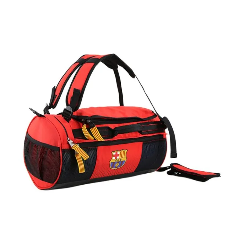 PETERPOINT Polyester Handbag Large Size Unisex Blue/Red-1