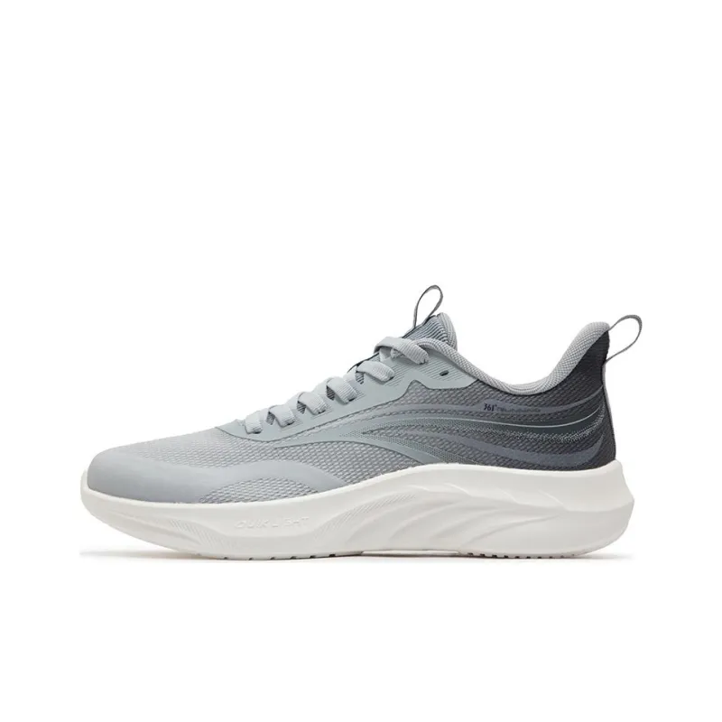 361° Wear Resistant Low Top Running Shoes Men's Gray-0
