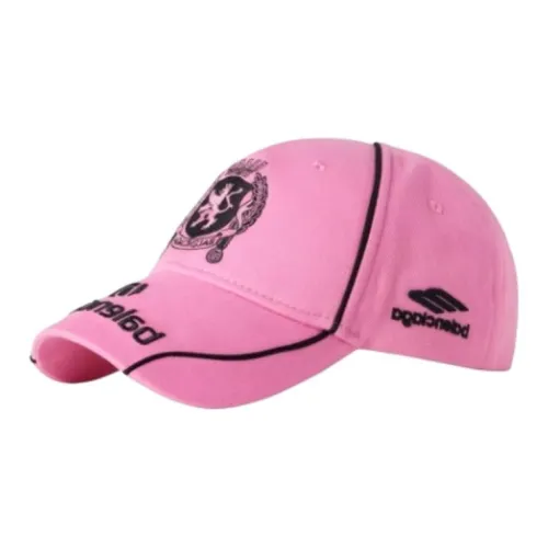 Balenciaga Cotton Baseball Caps Unisex Pink