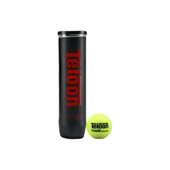 Teloon POUND 7 Tennis Balls PU Woolen, Rubber Training Ball Indoor And Outdoor Diameter Approx. 6.00 6.86cm Green