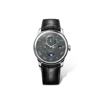 BORMAN Automatic Mechanical Movement Genuine Leather Strap Watch Men's Watches White Dial