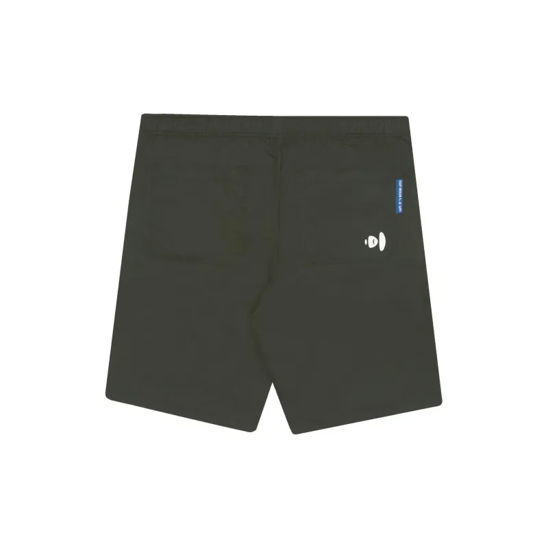 Aape Casual Shorts Unisex Dark Khaki-1