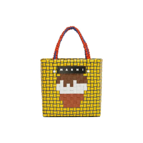 MARNI Polypropylene Tote Bag, Shopping Bag, Handbag Mini Women's Yellow