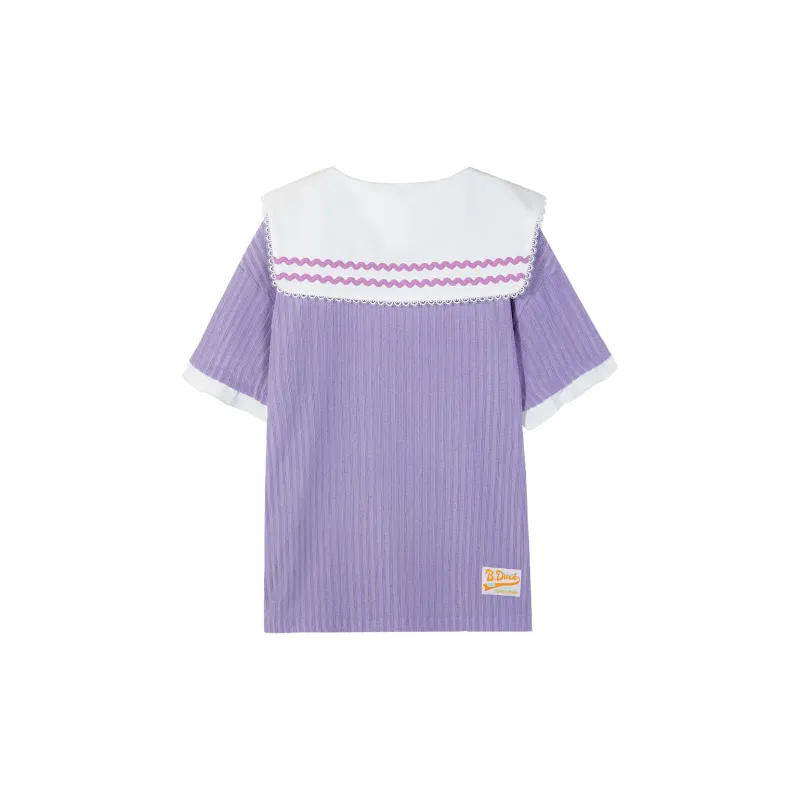B.Duck T Shirts Women's Purple-1