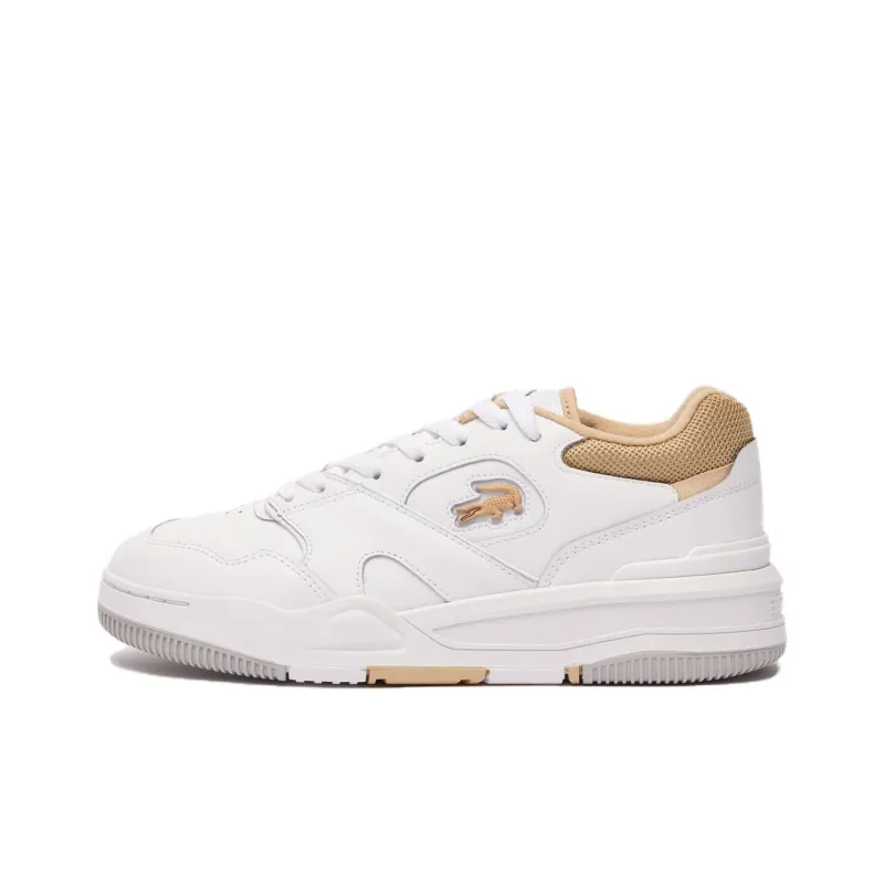 LACOSTE Lineshot Low Top Skateboard Shoes Women's White-0