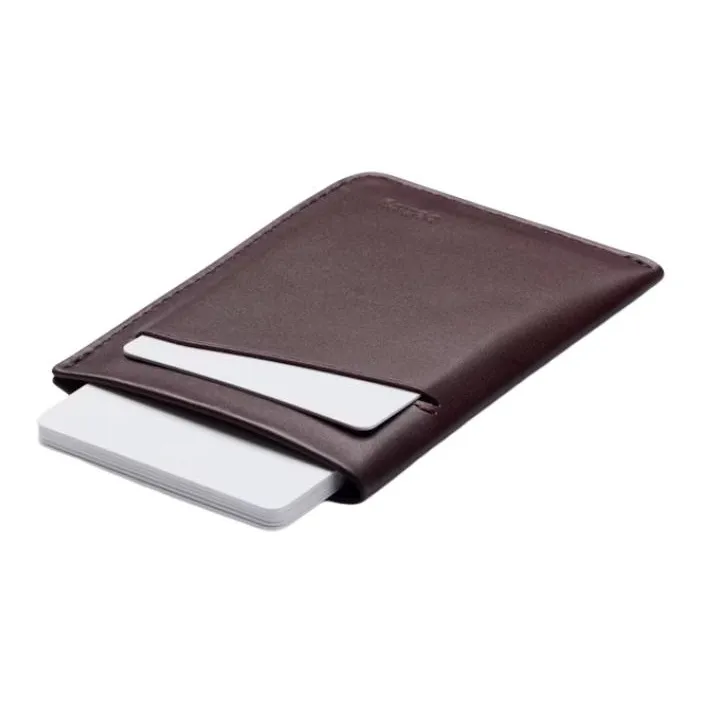 BELLROY Leather Card Holder Card Holder Unisex Purple Brown-3