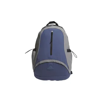 Adidas Recycled Blend Fabric Backpack Regular Unisex Gray Blue/Black