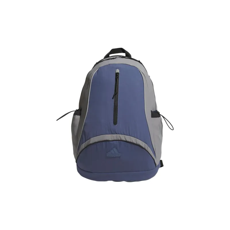 Adidas Recycled Blend Fabric Backpack Regular Unisex Gray Blue/Black-0