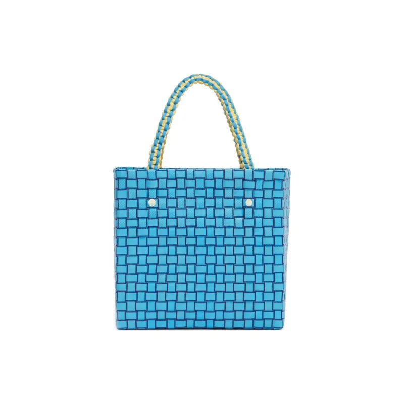 MARNI Polypropylene Tote Bag, Shopping Bag, Handbag Mini Women's Blue-3