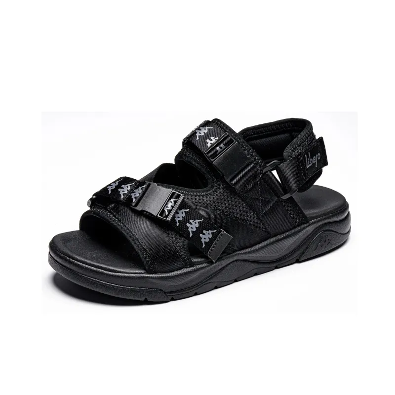 Kappa Jungle Lion Collection Cooling Slip Resistant Beach Sandals Unisex Black-2