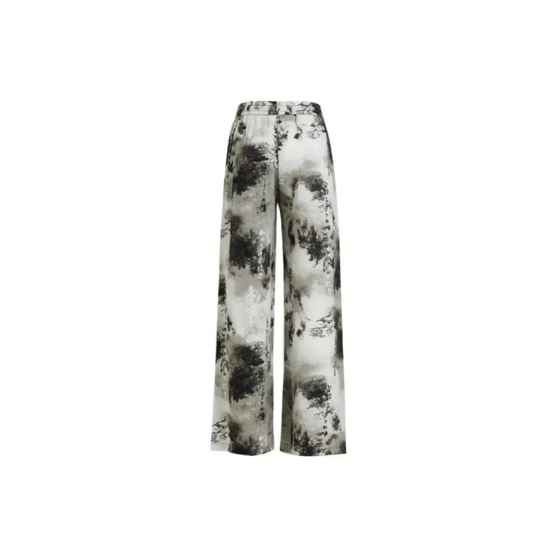 Concubine Zhu Casual Pants Women's Ink Wash Painting-1