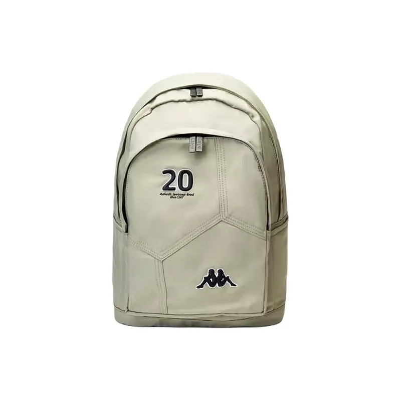 Kappa Fabric Backpack Medium Size Women's Green-0