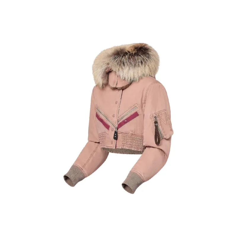 LOUIS VUITTON Hooded Cropped Utility Bomber Jacket-2
