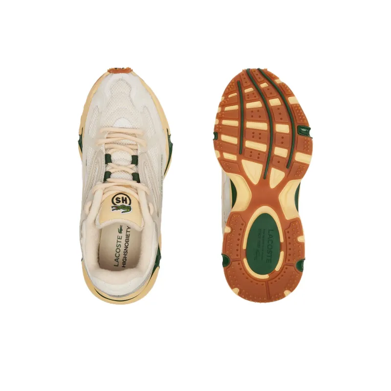 Highsnobiety x LACOSTE L003 2K24 Low-Top Casual Shoes Women's Gray-4