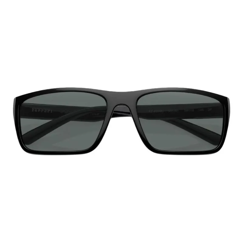 Ferrari Injection Molded Square Sunglasses Unisex Black-2
