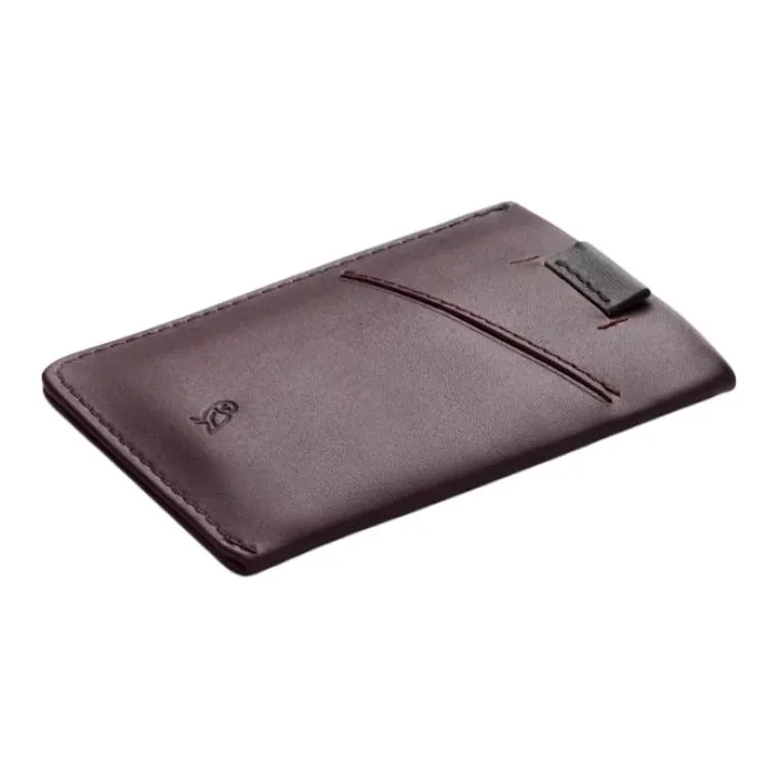 BELLROY Leather Card Holder Card Holder Unisex Purple Brown-2