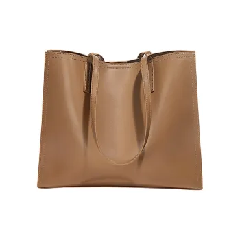 BLAKE FLEETO Cow Leather Tote Bag Shopping Bag Shoulder Bags Women's Brown