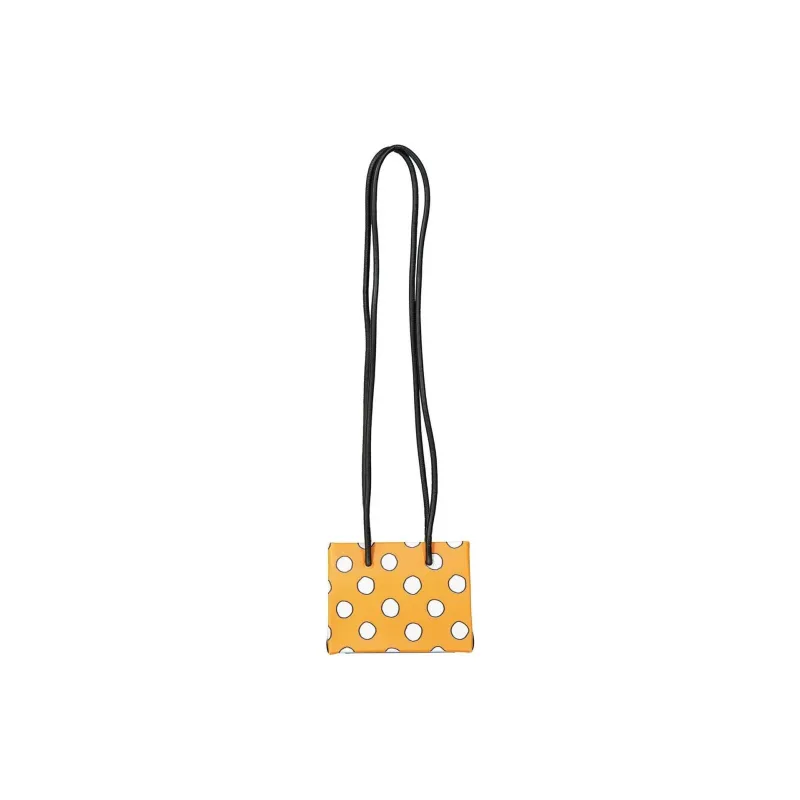 MOSCHINO Calfskin Handbag, Shoulder Bag Regular Women's Orange-2