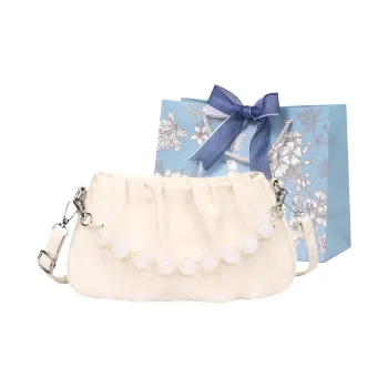 REDOO Mercerized Velour Shoulder Bag Regular Women's White/Silver/Black/Green/Pink