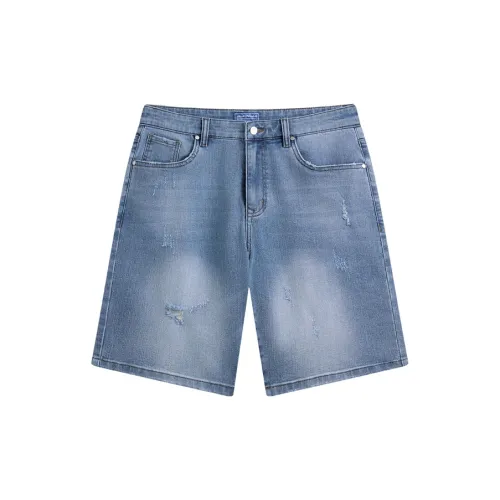 FAIRWHALE Denim Shorts Unisex 113 Light Blue