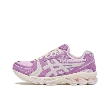 Asics Gel Kayano 14 Anti Slip Wear Resistant Low Top Casual Shoes Unisex Purple Rice