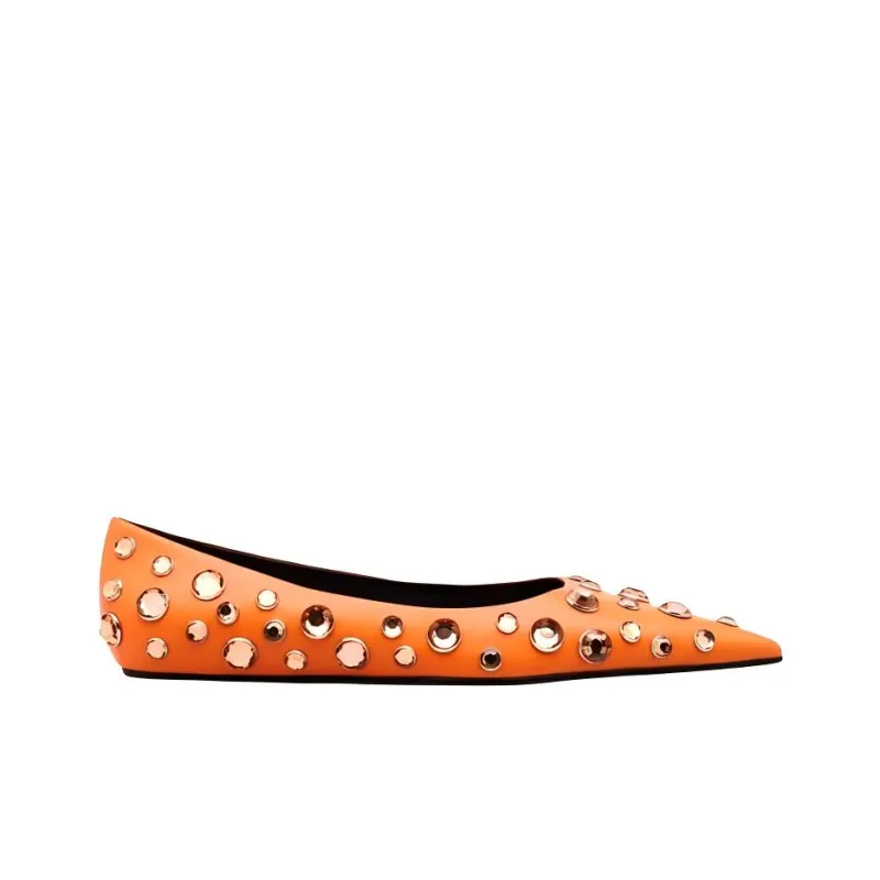 STAND STUDIO Casual Single Shoes Women's Orange-1