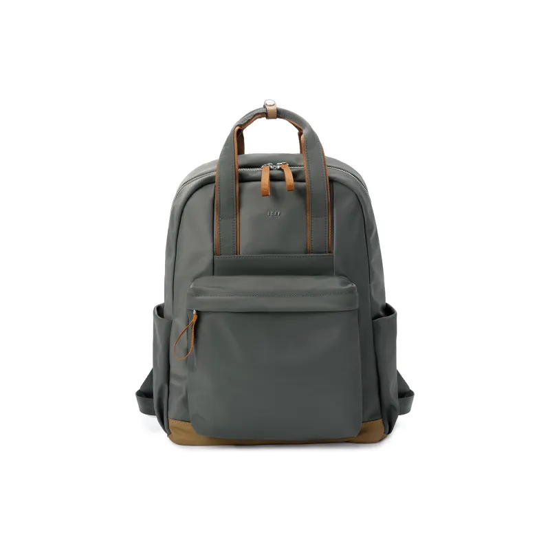 LEFF Fabric Backpack Large Size Women's Milk Tea Apricot-11