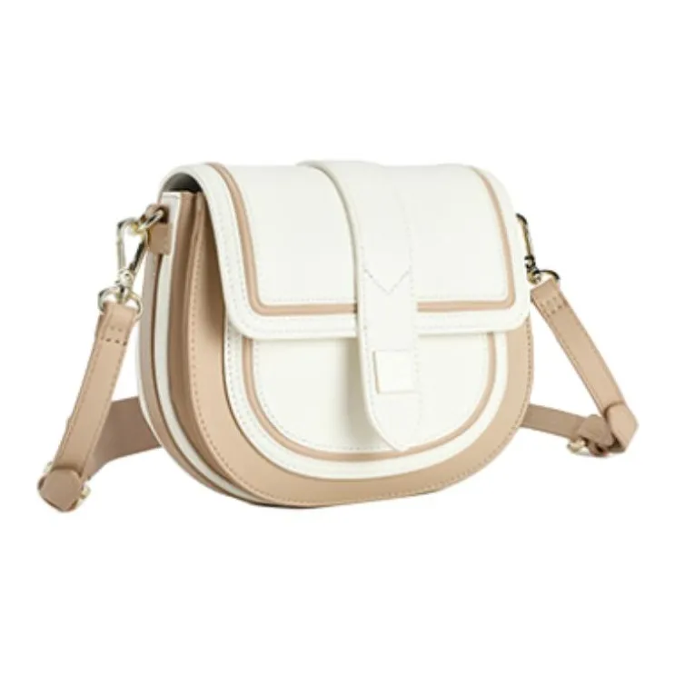 FILA Polyurethane Crossbody Bag Shoulder Bag Women's Jade Rabbit White-2