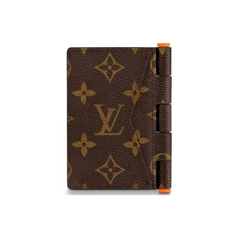 LOUIS VUITTON Pocket Organizer Monogram Solar Ray Orange Brown-1