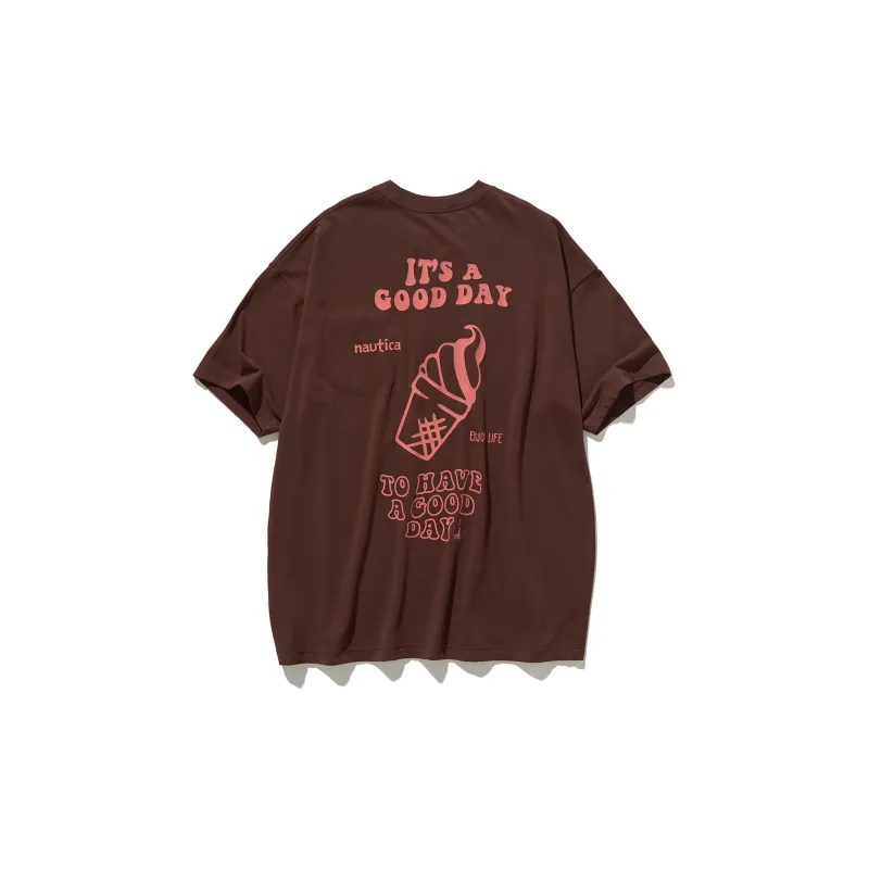 Nautica White Sail T Shirt Unisex-4
