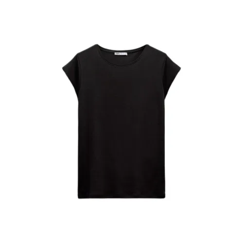 ZARA T-Shirts Women's Black