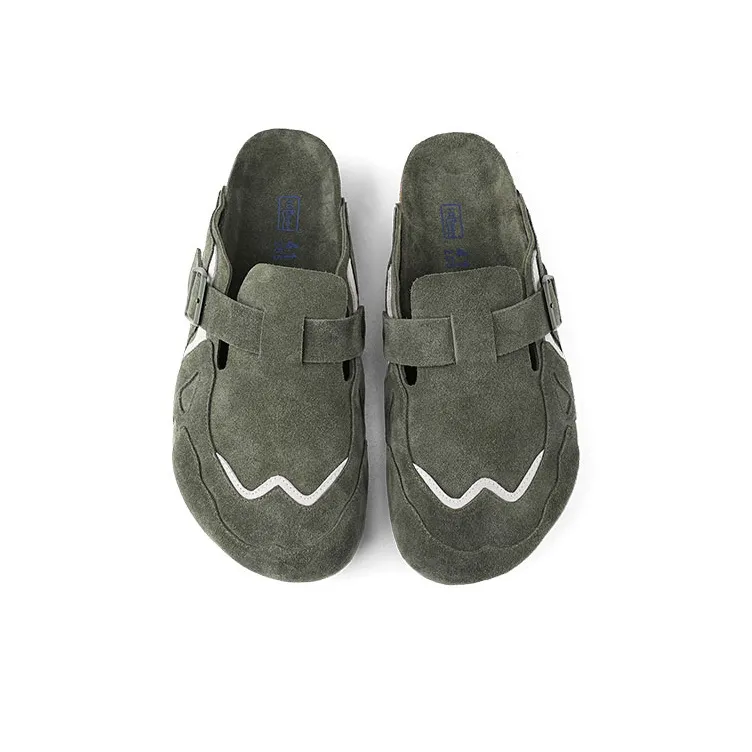 HANQIAORIJI Broken Cocoon Series Slip on, Lazy Slippers Unisex-11