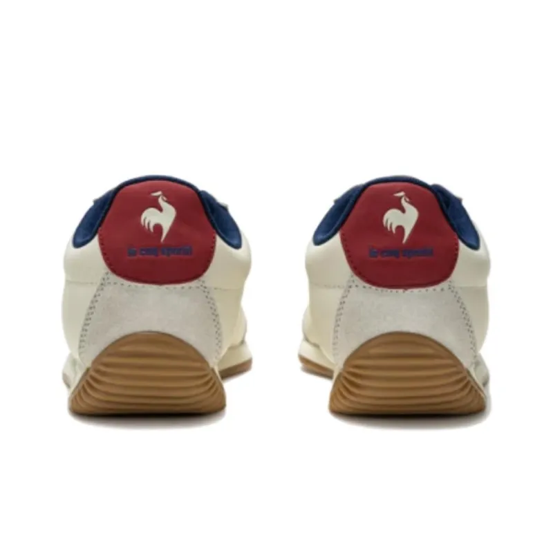 Le Coq Sportif Anti Slip And Wear Resistant Breathable Low Top Casual Shoes Men's Beige Blue Red-4
