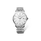 Silver Case White Dial-Silver Needle Steel Band