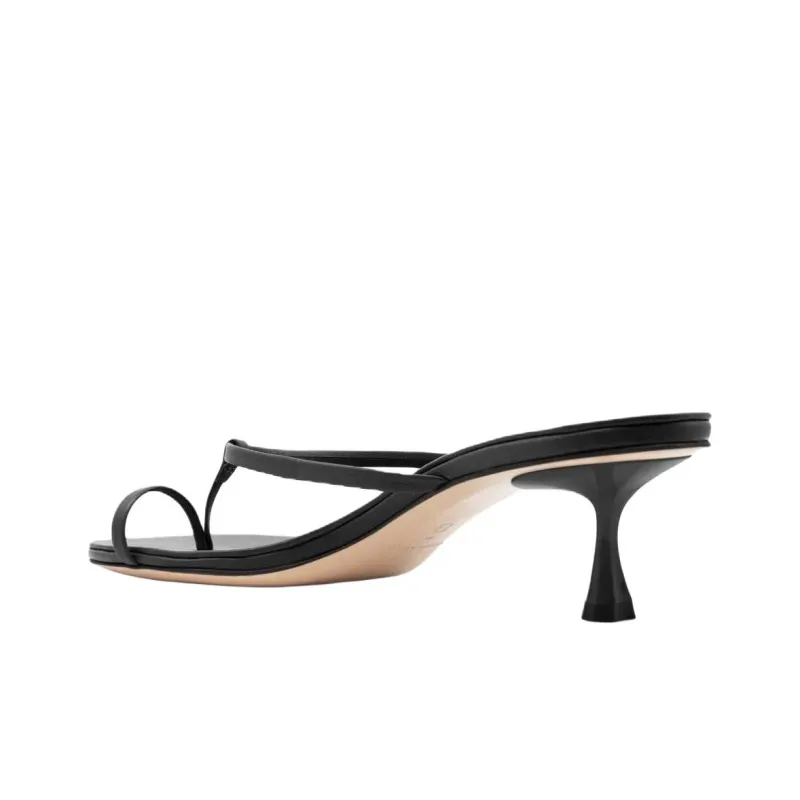 STUDIO AMELIA Flip Flops 5cm Women's Black-3