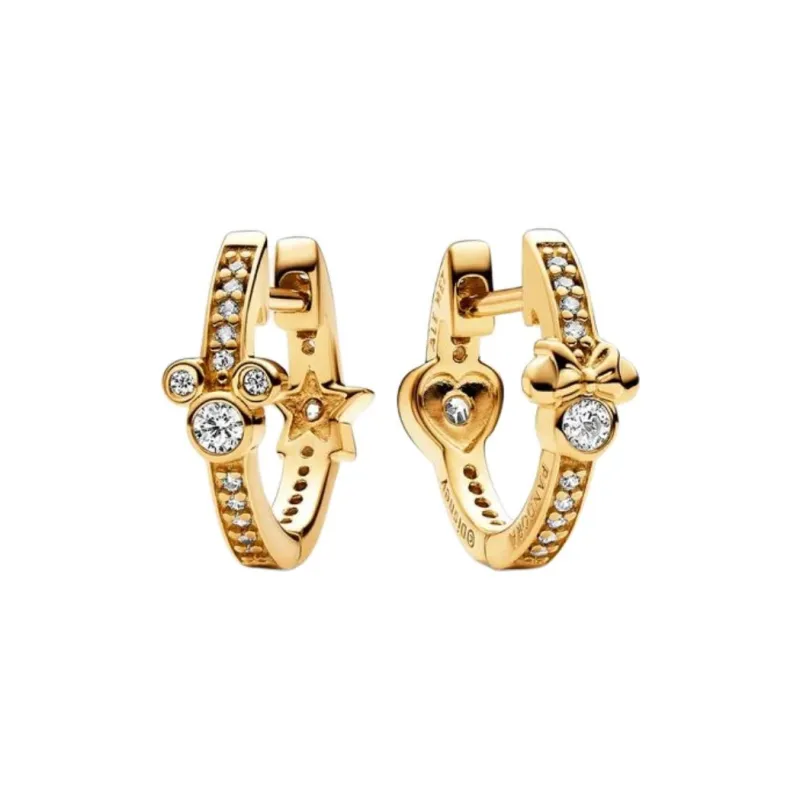 Pandora 14K Gold Plating Earrings Women's Gold-0