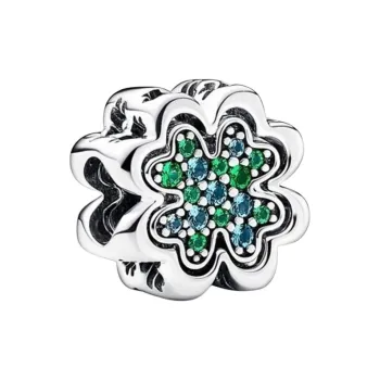 Pandora Sterling Silver, Crystal Pendants Women's Silver