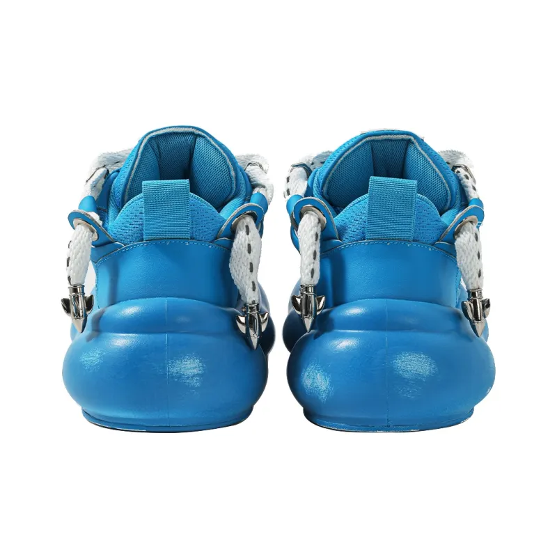 OmniPlanet Cushioning Balance Lightweight Height Increasing Low Top Casual Shoes Unisex Blue-3
