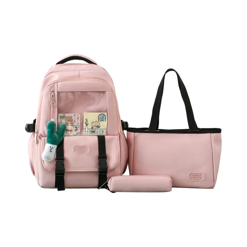 Alcohol Dragon Nylon Backpack Regular Unisex Green/Black/Pink/Purple-15