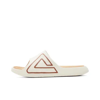 PEAK Slide Slippers Men's Canvas White/Red Brown