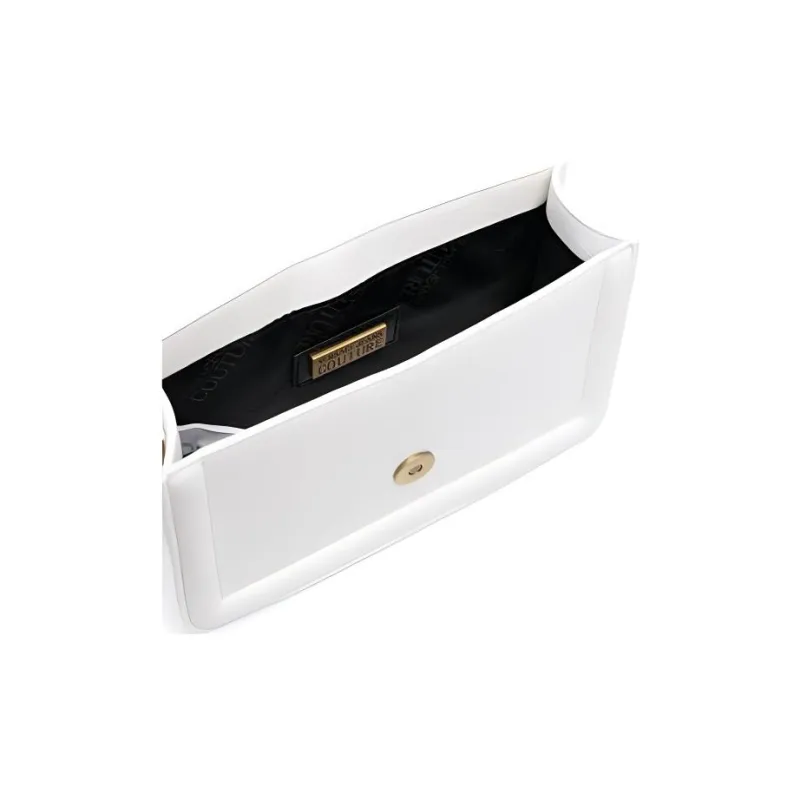 VERSACE JEANS COUTURE Polyurethane Portable Crossbody Bag, Shoulder Bag Women's White-4