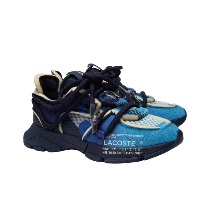 LACOSTE L003 Active Runway Low Top Casual Shoes Men's Blue-2